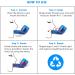 Lung Exerciser & Mucus Removal Device | Improve Lung Capacity & Clear Airways | For Adults, Athletes, Smokers, Swimmers | Blue-1 - Buy Online on GoSupps.com