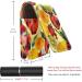 Buy Leather Lipstick Case with Mirror | Mini Lip Gloss Organizer | Stylish Fruit & Vegetable Pattern - Shop Now - Buy Online on GoSupps.com