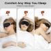 Audree 3D Contoured Eye Mask for Sleeping | 100% Light Blocking Sleep Mask for Men & Women | Zero Eye Pressure Soft Sleep Blindfold - Black - Buy Online on GoSupps.com