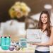 Hgsoor Spa Gift Set for Women - Pampering Birthday Box with Bath & Candle Set - Ideal Gift for Mom, Sister, Friends, Coworkers - Mint Green - Buy Online on GoSupps.com