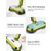 Cordless Electric Spin Mop with LED Headlight and Water Spray | Up to 60 mins Runtime | Powerful Floor Cleaner with 300ml Water Tank | Ideal for Hardwood and Tile Floors | Quiet Cleaning and Waxing - Buy Online on GoSupps.com