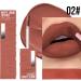Matte Nude Waterproof Lipstick - Long Lasting Creamy Formula Smudge Proof Light Brown Velvet Lipstick for Women - Neutral Lip Gloss 02 - Buy Online on GoSupps.com
