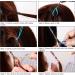 4 Size Hair Tinsel Strands DIY Braiding Hair String Dreadlocks Yarn Strings Hair Styling Decoration Accessories for Women and Girls Hip Hop(6mm flat) - Buy Online on GoSupps.com