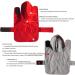 LeerKing Red Dog Raincoat for Small to 5X-Large Dogs - Waterproof Double Layer Jacket with Adjustable Waist Strap and Hooded Poncho Design - Buy Online on GoSupps.com