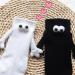 3D Doll Couple Funny Magnetic Suction Couple Socks (2 Pairs) Unisex Mid-Tube Novelty Socks - Buy Online on GoSupps.com