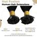 Ugeat 55cm Flat Tip Real Hair Extensions - Keratin Bonding Darkest Black 1g/Strand 50g Hair Extensions - Buy Online on GoSupps.com