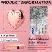 MiniPortable Compact Metal Cosmetic Mirror Elegant and Stylish Heart Shaped Mirror Portable Compact Metal Cosmetic Mirror Elegant and Stylish Heart Shaped Mirror 1X/2X Magnifying (Heart Rose) - Buy Online on GoSupps.com