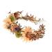 Dazzling Sunflower Flower Crown Eucalyptus Halo Headpiece in Coffee - Women & Girls Photo Prop - Buy Online on GoSupps.com