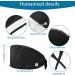 SATINIOR Adjustable Bouffant Hats with Button Sweatband Cap for Women and Men - Set of 4 - Black - Buy Online on GoSupps.com