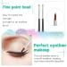 10 Pieces Thin Eyeliner Brushes - Fine Point Gel Eyeliner Tools for Perfect Eye Makeup - Synthetic Bristles for Wet Liquid & Water-Activated Eyeliner - Buy Online on GoSupps.com