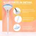 Soft N Style Taklon Fan Mask Brush - Acid Applicator for Glycolic Peel & Masques (2 Pack White/Blue) | International Shipping Available - Buy Online on GoSupps.com