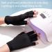 UV Gloves for Gel Nails Anti UV Gloves for Nail Lamp Light UV Protection Gloves Cotton Fingerless Gloves Gel Manicures Glove UV Gloves for Nail Art Skin Care Protecting Hands from UV Light Harm - Buy Online on GoSupps.com