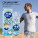 Cooling Spray Natural Organic Peppermint Spray - Peppermint Hydrolate Water Body and Face Cooling Mist On Hot Days - Buy Online on GoSupps.com