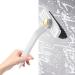 Rotating Tile Brush HeavyDuty Shower Scrubber Brush Scrubbing Cleaning Grout Brush Heavy Duty Stiff Bristle Scrubber Adjustable V Shaped Cleaning Brush for Limescale Grease White - Buy Online on GoSupps.com
