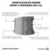 Rehband Back Brace for Men & Women - Adjustable Lumbar Support Belt for Work & Sports | Small/Medium Grey - Buy Online on GoSupps.com
