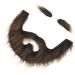 Hemoton 2 Sets Beard Dress up Fake Beard Realistic Beard Christmas Santa Claus Beard Fake Whiskers Plush 20.00X13.00X0.50CMx2pcs Multix2pcs - Buy Online on GoSupps.com