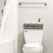 Rustic Farmhouse Toilet Paper Storage Basket with 3 Section Holder - Grey Bathroom Organizer - Buy Online on GoSupps.com