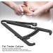 Precision Body Fat Measuring Slide - Unisex Skin Wrinkle & Fat Measurement Tool in Black - Ideal for Men & Women - Buy Online on GoSupps.com