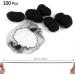 Frcolor 100pcs Reusable Hair Nets Invisible Elastic Edge Mesh Invisible Hairnet Hair Bun Accessories for Women Girls 50CM - Buy Online on GoSupps.com