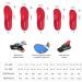 Kelaide Orthopedic Insoles for Plantar Fasciitis & Flat Feet | Comfort Shoes for Men & Women | Red 43-44 - Buy Online on GoSupps.com