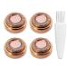 Women Facial Hair Remover Replacement Heads for Finishing Touch replacement heads flawless facial hair remover Tool for Women 18K Gold-Plated Rose Gold 4 Count