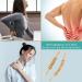 Premium 2-Piece Wooden Massage Roller Set - Anti-Cellulite Deep Tissue Massager for Neck Legs & Back - Maderotherapy Tool - Buy Online on GoSupps.com