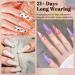Buy Lavender Violets Gel Nail Polish Kit - 30 Soak-off UV LED Colors in Pink Brown White | Base Matte & Glossy Top Coat - Buy Online on GoSupps.com