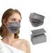 Monyus 100 pcs Disposable Gray Face Mask, 3 Ply Earloop Breathable and Comfortable for Adults
