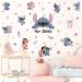 3D Stitch Anime Wallpaper Decals for Kids Bedroom - Cartoon Nursery Wall Decoration - Buy Online on GoSupps.com