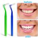 Skhaovs 25 Interdental Brushes Gap Brush for Teeth & Gums Non-Slip Handle Braces Cleaning 5 Colors - Universal Oral Care - Buy Online on GoSupps.com