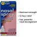 Sunmark Nasal Spray - Maximum Strength 12 Hour Relief for Colds and Allergies - 1 fl oz - Buy Online on GoSupps.com