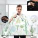 visesunny Barber Cape Green Cactus Polyester Hair Cutting Salon Cape Apron Anti-Static Haircut Water-Resistant Shaving Cloth Beard Shaving Bib Hairdressing Cape Multi Large - Buy Online on GoSupps.com