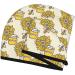 Hair Towel Wrap Quick Drying Towel Turban with Button | Cartoon Honey Pot Bee Sunflower Design - Buy Online on GoSupps.com