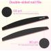COSITTE Nail Files - 20 PCS Professional Nail File Reusable Double Sided Emery Board(100/180 Grit) Manicure Pedicure Tool and Nail Buffering Files White and Black - Buy Online on GoSupps.com
