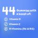 Emergen-C Immune+ Junior Vitamin C Gummy Supplement Kid's Vitamins Fun-tastic Fruit Flavour 44 Gummies - Buy Online on GoSupps.com