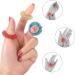 Massage Rings Set - 6 Colorful Spiky Sensory Finger Rings for Stress Relief Acupressure & Fidgeting - Noiseless Stress Reducer for Adults & Teens - Buy Online on GoSupps.com
