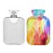 Dust-Explode heat bottle 2 L winter heat bottle hot water bottle soft plush cover hand feet warmer for children men and women