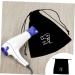 FOMIYES 4 Pcs Hair Dryer Storage Bag Black Purse Wig Black Jewelry Storage Organizer Grocery Bag Drawstring - Buy Online on GoSupps.com