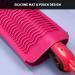 ZAXOP Hot Pink Silicone Mat Pouch for Flat Iron or Curling Iron - Heat Resistant Hair Tools Holder - Buy Online on GoSupps.com