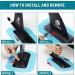 Goosehill 9 SUP Fin - Quick Release Slide-In Replacement Center Fin for Inflatable Paddleboard - Black - Buy Online on GoSupps.com