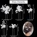 5 Pieces Bridal Hair Pins with Pearls Hair Pins Bridal Hair Accessories Bride Hair Clips for Weddings Bride Bridesmaids Anniversaries and Communion - Buy Online on GoSupps.com