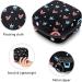 Cute Crown Loving Heart Black Sanitary Napkin Storage Bag - Portable Period & Menstrual Cup Pouch for Women & Teen Girls (1PC) - Buy Online on GoSupps.com