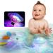 Caxmtu Floating Pool Led Tub Lights Lamp for Bath Disco Pond Swimming Pool Child Bath Toys 7 Modes Assorted Color Battery Operated - Buy Online on GoSupps.com