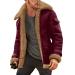 Coat plush jacket hoodie jacket oversize winter coat hoodover winter color variants transition jacket warm cozy lined winter coat down jacket coat winter jacket with hood red 4xl