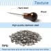 600 pc 10mm Silver Pyramid Studs Rivets Punk Spikes for Clothing Leather Bag with Scratch Awl - Buy Online on GoSupps.com