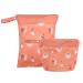 Seaur waterproof diaper bag baby wet bag washbar naspocket for on the way daycare kindergarten zipper wet bag for beach swimming pool fitness studio - 2 pieces 20 * 28cm+30 * 40cm E04 2 pieces 20 * 28cm+30 * 40cm