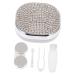 Healvian 1 set of care box for colored contact lenses travel eye contact case contact lens container kit owner organizer Storage container Steine stones container carrying bag suite sorted color 7.1x7.1x2.5cm