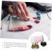 Didiseaon 7 Sets Nail Holder Tool Stand Nail Display Stand Nail Practice Stand Nail Art Display Rack Metal Holder Pedicure Stand Nail Art Practice Base Nail Art Practice Rack Nail Art Stand - Buy Online on GoSupps.com
