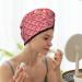 Super Absorbent Chocolate Microfiber Hair Towel Wrap - Soft Coral Velvet Quick Dry for Long Curly & Thick Hair | International Shipping - Buy Online on GoSupps.com