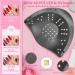 180W UV LED Nail Lamp for Gel Polish | Fast Nail Dryer with 48 Lamp Beads | 4 Timers | Portable Handle | UV Nail Light for Fingernail & Toenail - Buy Online on GoSupps.com